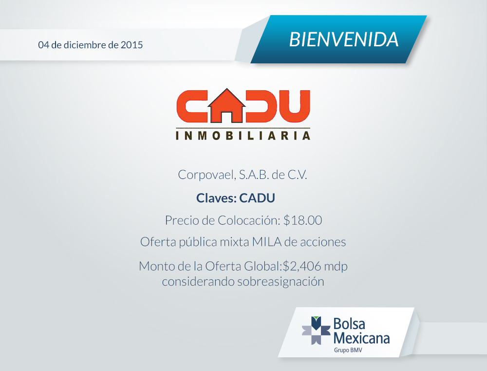 Oferta Pública CADU